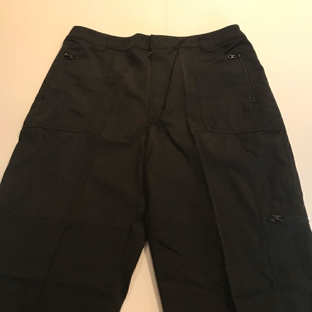 Chico’s Black Moto Style Pants Size 2/Large - Picture 4 of 9